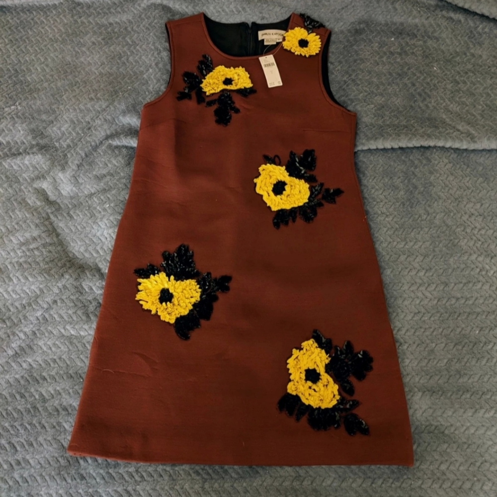 Anthropologie beaded cocktail dress